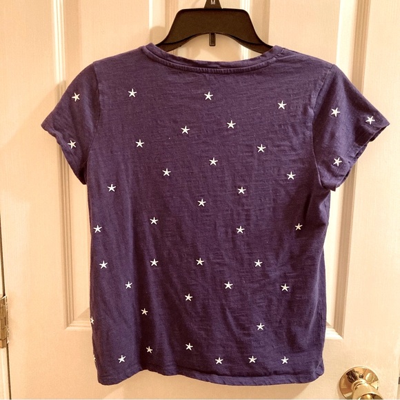 Cynthia Rowley Women's Blue Star Print Top - Picture 3 of 6